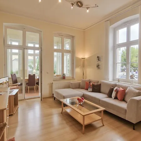 アパート Brise Vineta Ahlbeck App 02 ゼーバート・ヘリングスドルフ